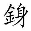 銵字字源字形