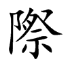 際字字源字形
