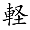 軽字字源字形