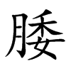 腇字字源字形