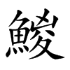 鯼字字源字形