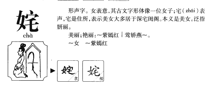 姹字字源字形
