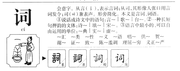 词字字源字形