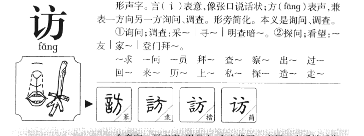 访字字源字形