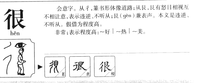 很字字源字形