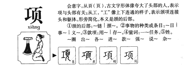 项字字源字形
