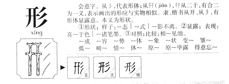 形字字源字形