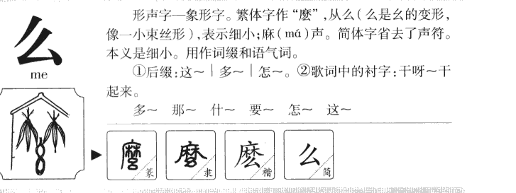 么字字源字形