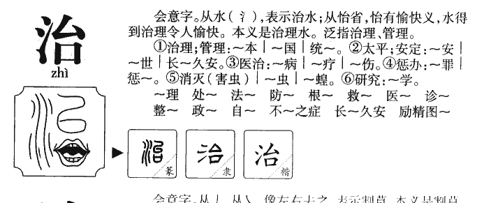 治字字源字形
