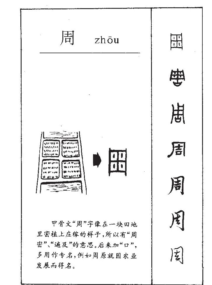 周字字源字形