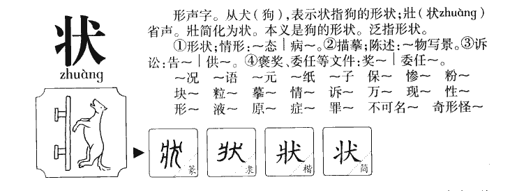 状字字源字形
